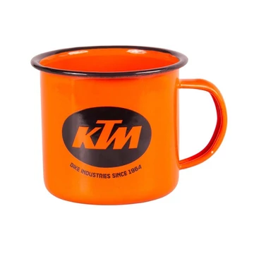 KTM fém bögre 300 ml narancs/fekete dobozban