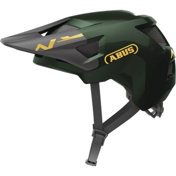 Abus Youdrop extravagány kerékpáros sportsisak ifjaknak moss green S-es méret 48-55 cm fejkerületre