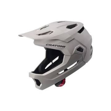 Cratoni MadCat fullface 2 az 1-ben gyerek sisak darksand matt  S-M méret 49-56 cm fejkerületre.