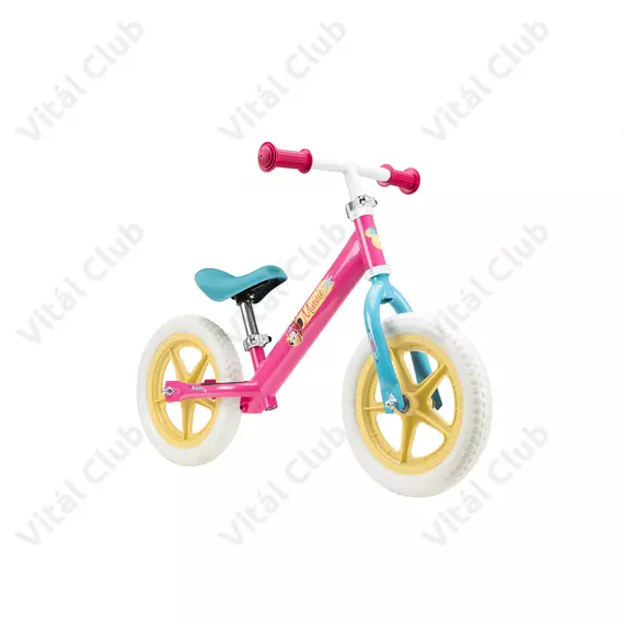 Kerékpár Hajtány Minnie rózsaszín, fémvázas tömör kerekű