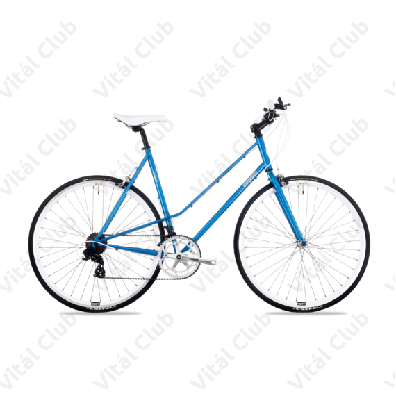 Csepel Torpedo 3* fitness kerékpár 14 fokozatú Shimano váltó, női, kék, 51cm