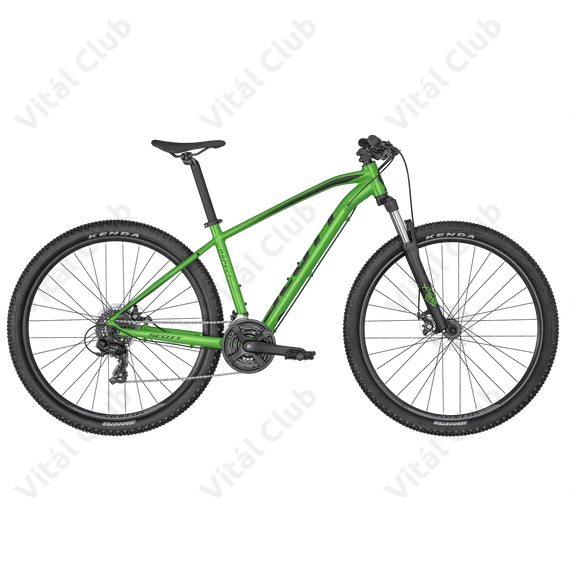 Scott Aspect 970 29" hardtail mtb 3x7 Shimano TY300 váltó Suntour XCE28 100mm rugóút zöld M