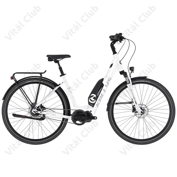 Kellys Estima 50 White Ebike/ Pedelec City 8 fokozatú Nexus agyváltó, agydinamó, teleszkóp S