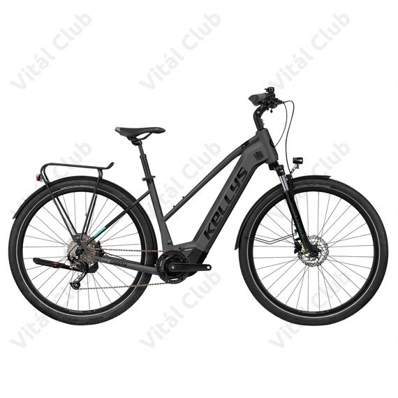 Kellys E-Cristy 30 Grey női trekking Ebike 9 fokozatú Altus váltó, Panasonic motor, S