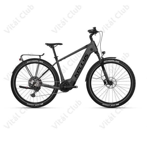 Kellys E-Carson 90 Grey férfi ATB trekking Ebike 11 fokozatú Deore XT váltó, Panasonic meghajtás, M