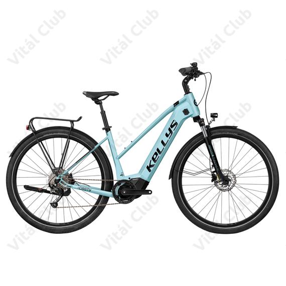 Kellys E-Cristy 30 Blue női trekking Ebike 9 fokozatú Altus váltó, Panasonic motor, M