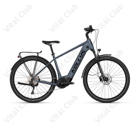 Kellys E-Carson 70 Grey férfi trekking Ebike 10 fokozatú Cues váltó, Panasonic meghajtás, M