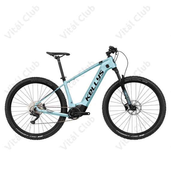 Kellys Tayen R50 Sky Blue női 27,5" MTB Ebike 10 fokozatú Shimano váltó, Panasonic meghajtás, M