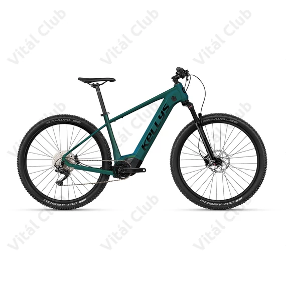 Kellys Tygon R50 Magic Green férfi 29" MTB Ebike 10 fokozatú Deore váltó, Panasonic meghajtás, M