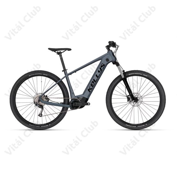 Kellys Tygon R10 Steel Blue férfi 29" MTB Ebike 9 fokozatú Shimano váltó, Panasonic meghajtás, XL