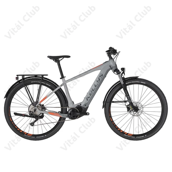 Kellys Tygon 30 Silver férfi MTB Ebike city felszereltség, 10 fokozatú Shimano váltórendszer, Shimano Steps meghajtás, XL