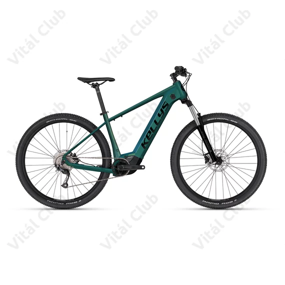 Kellys Tygon R10 Magic Green férfi 29" MTB Ebike 9 fokozatú Shimano váltó, Panasonic meghajtás, XL