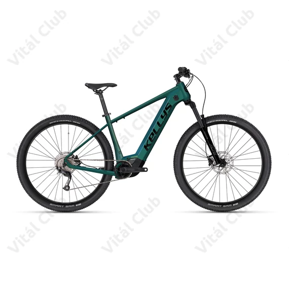 Kellys Tygon R10 Air Magic Green férfi 29" MTB Ebike 9 fokozatú Shimano váltó Panasonic meghajtás  XL