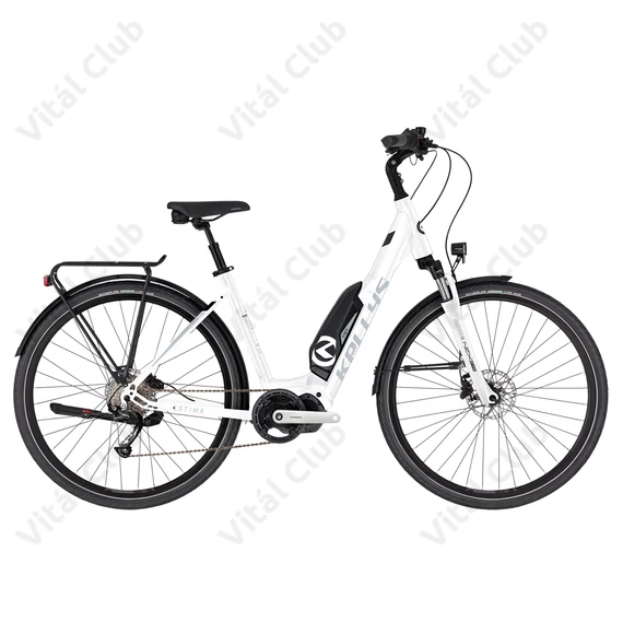 Kellys Estima 10 White City Ebike 9 fokozatú Altus váltó, Shimano Steps meghajtás, S