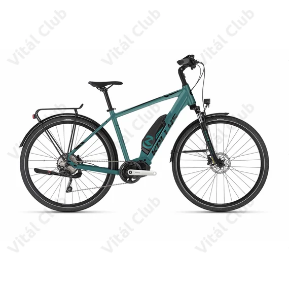 Kellys E-Carson 10 Teal trekking ebike Shimano Steps meghajtás 504Wh akkumulátor, Shimano Altus váltó M