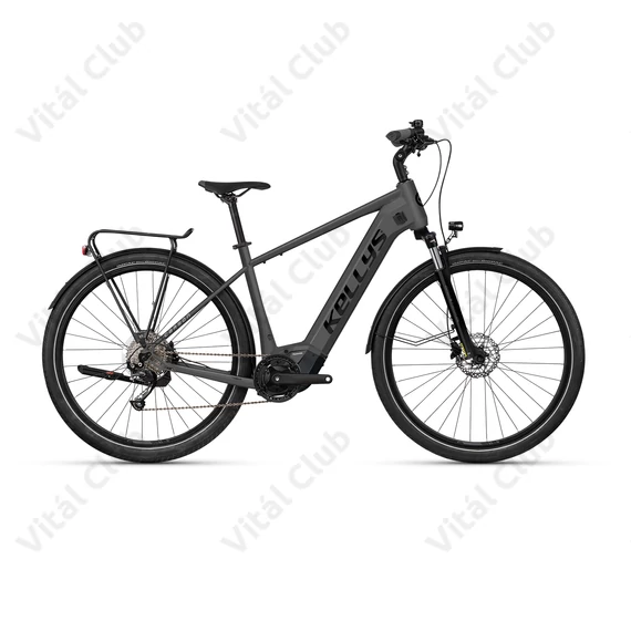 Kellys E-Carson 30 trekking ebike antracit 95Nm-es Panasonic motorral 725 Wh akkuval férfi XL-es