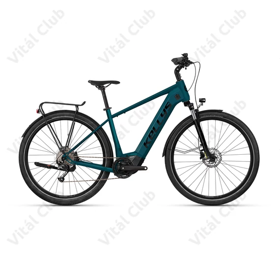 Kellys E-Carson 30 Magic Blue Ebike trekking 95Nm-es Panasonic motor 725Wh akku 9 fokozatú Shimano Cues váltó L