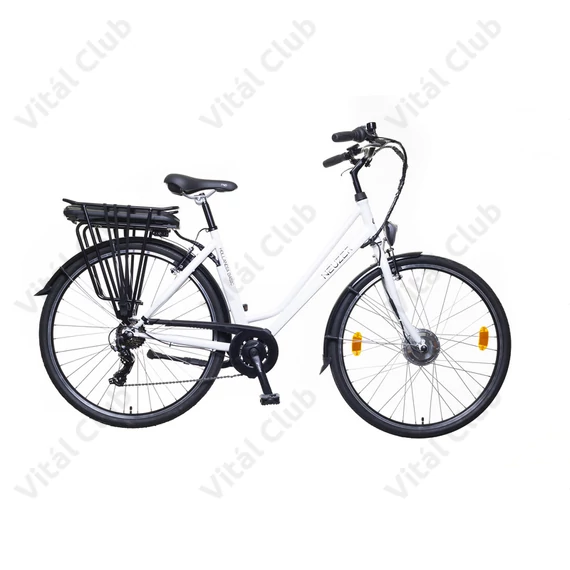 Neuzer Hollandia Basic városi Ebike/Pedelec 7 fokozatú váltó, MXUS motor, fehér 19"