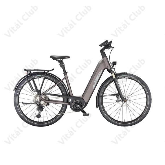 KTM Macina Style 710 elektromos kerékpár Bosch Performance Line CX Smart, 11 fokozatú Deore XT váltó, női mono váz, bodza 43cm