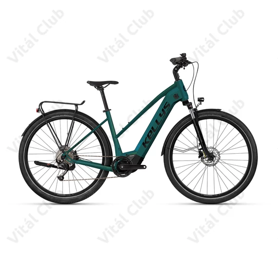 Kellys E-Cristy 30 Magic Green női trekking Ebike 95Nm/725Wh Panasonis motor, 9 fok. CUES váltó, M/46cm
