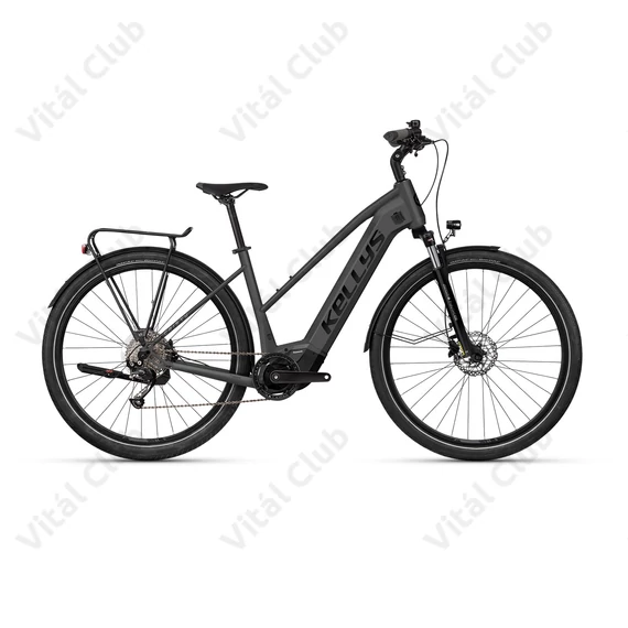 Kellys E-Cristy 30 Anthracite női trekking Ebike 95Nm/725Wh Panasonis motor, 9 fok. CUES váltó, M/46cm