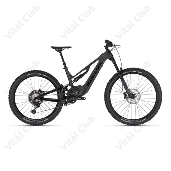 Kellys Theos F60 Anthracite 29/27,5" összteleszkópos MTB Ebike 11 fokozatú Deore XT váltó, Shimano 85Nm/725Wh meghajtás, M