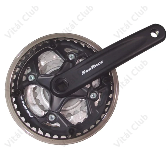 Sunrace M500 MTB hajtómű 42/34/24-es fogszám láncvédővel