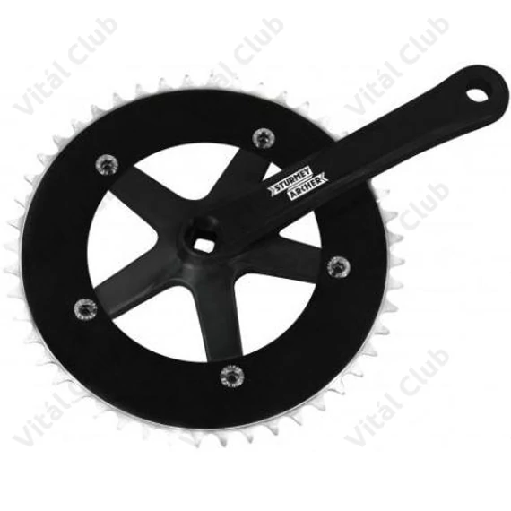 Sturmey Archer FCT26 pályahajtómű 46-os fogszám, 170mm-es, fekete