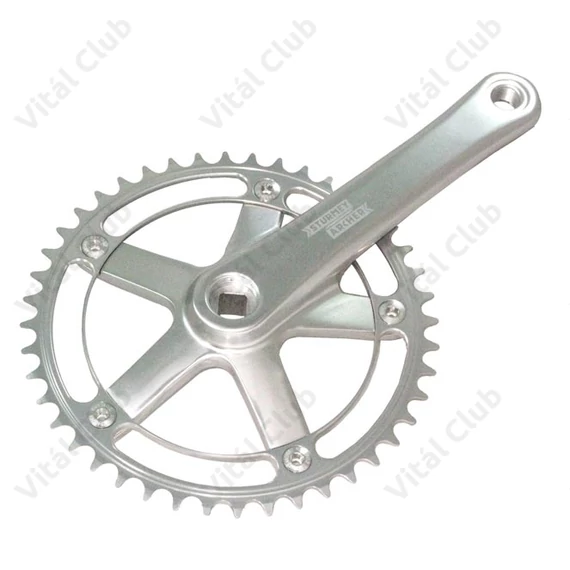 Sturmey Archer FCT68 pályahajtómű 48-as fogszám, 170mm-es, ezüst