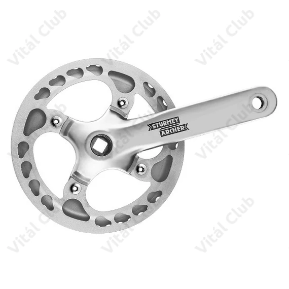 Sturmey Archer FCS722SS hagyományos hajtómű 42-es fogszám, 170mm-es, dupla láncvédő