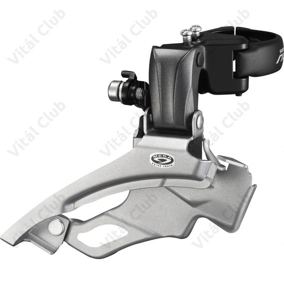 Shimano Altus FD-M371 első váltó alul-felülhúzós, 31,8/34,9mm bilincs,  9 fokozatú, 44/48 foghoz
