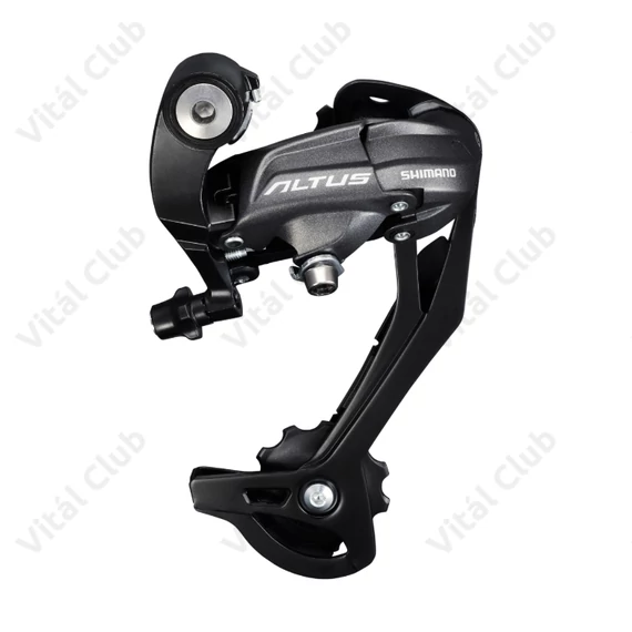 Shimano Altus RD-M370 hátsó váltó, SGS hosszú kocsis, 9 fokozatú, csavaros, fekete