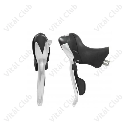 Sunrace STRSR10 országúti váltó/fékkar 2/10 fokozatú, polírozott