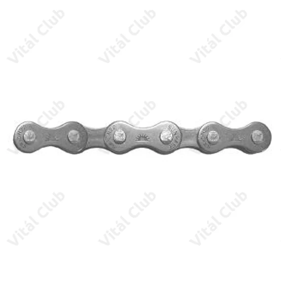 Sunrace CNS10 1 sebességes hagyományos lánc, 1/2"x1/8", fekete