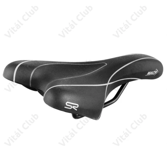 Selle Royal New Mach unisex sport nyereg, 140mm széles, fekete