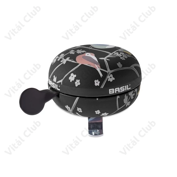 Csengő Basil Big Bell Wanderlust charcoal fekete 80mm