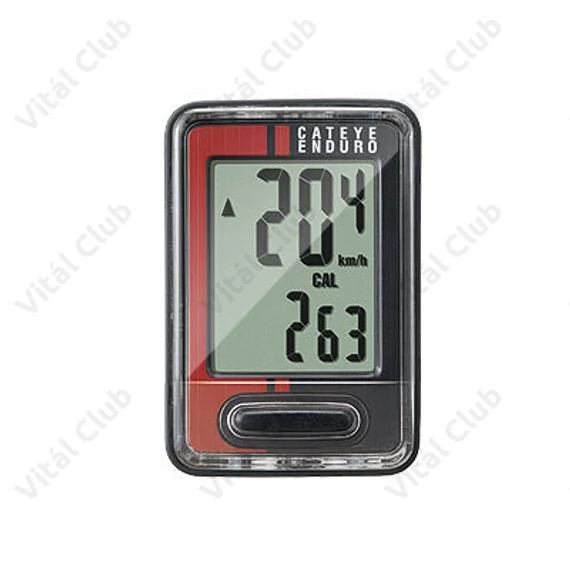 Cateye Enduro kerékpár kilométeróra CC-ED400B extra vastag vezetékkel auto start/stop funkcióval
