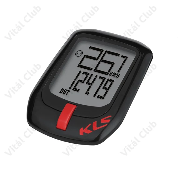 Kellys Direct WL kilométeróra vezeték nélkül, 7 funkciós, Black/Red