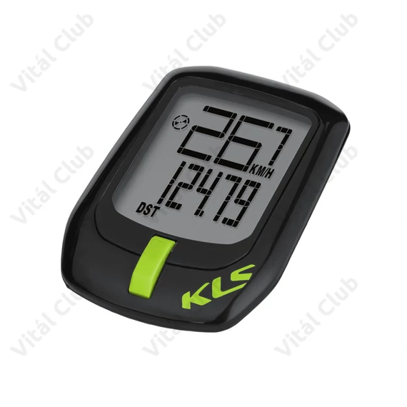 Kellys Direct WL kilométeróra vezeték nélkül, 7 funkciós, Black/Green