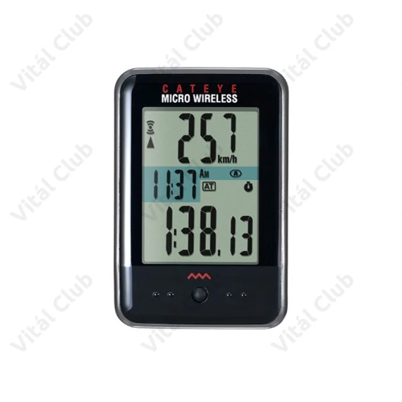 Kilométeróra Cateye Micro  MC200W fekete vezeték nélküli