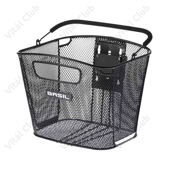 Basil Bold KF első kosár acél, sűrűszövésű, KlickFix kompatibilis, adapter nélkül