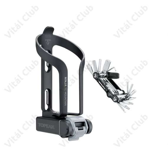 Topeak Ninja TC Mountain kulacstartó integrált szerszámkészlettel, 23 funkcióval