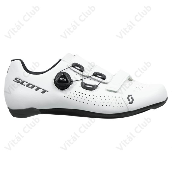 Scott Road Team országúti cipő Boa fűző fehér/fekete 45-ös