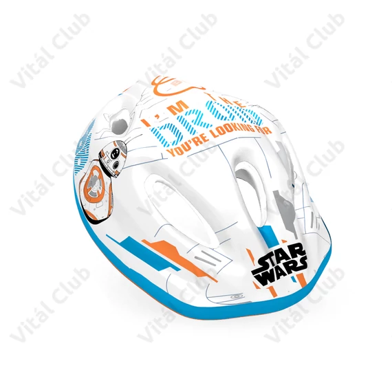 Bukósisak gyerek Disney Starwars fehér  52-56 cm