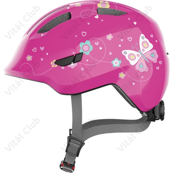 ABUS Smiley 3.0 pillangós rózsaszín gyerek bukósisak M 50-55cm