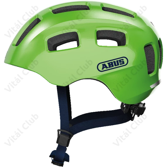 Bukósisak gyerek ABUS Youn-I 2.0 zöld színű, S-es méret (48-54cm)