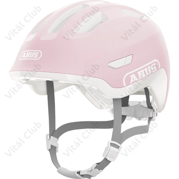 ABUS Smiley 3.0 ACE LED pure rose gyerek bukósisak újra tölthető Led világítással M 50-55cm