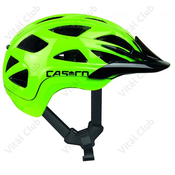 Casco Activ 2 Junior kerékpáros gyerek bukósisak lime uni (50-56cm fejkerület)