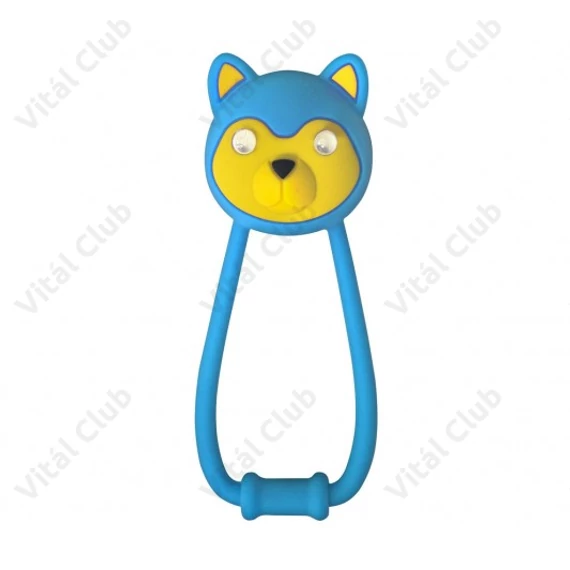 Kellys Teddy elemes 2 ledes 2 funkciós első villogó, elemmel, kék színű