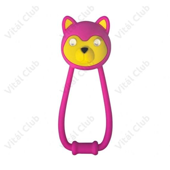 Villogó Kellys Teddy első 2ledes,2funkciós,elemmel magenta